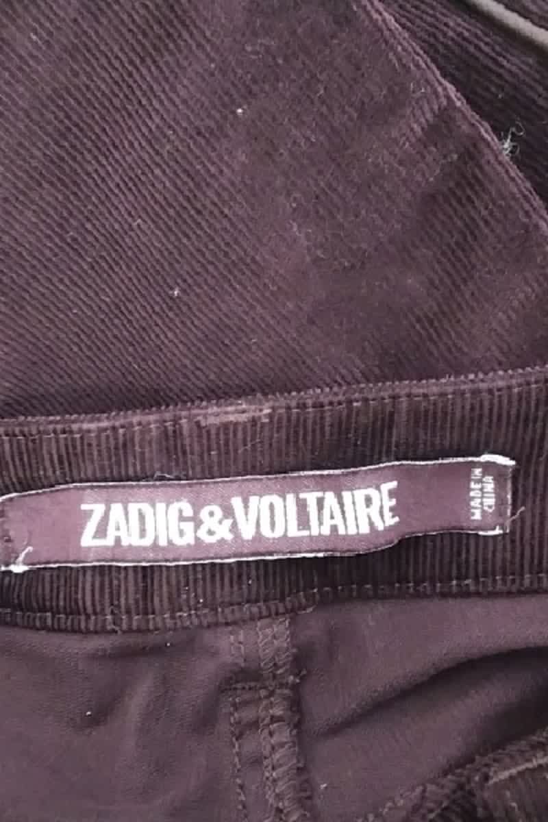 Pantalon Zadig & Voltaire Violet en Coton