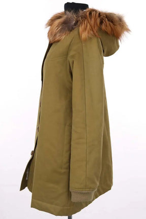 Parka APC Kaki en Coton