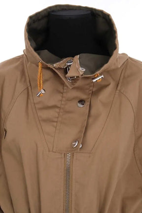 Parka Ganni Camel en Synthétique