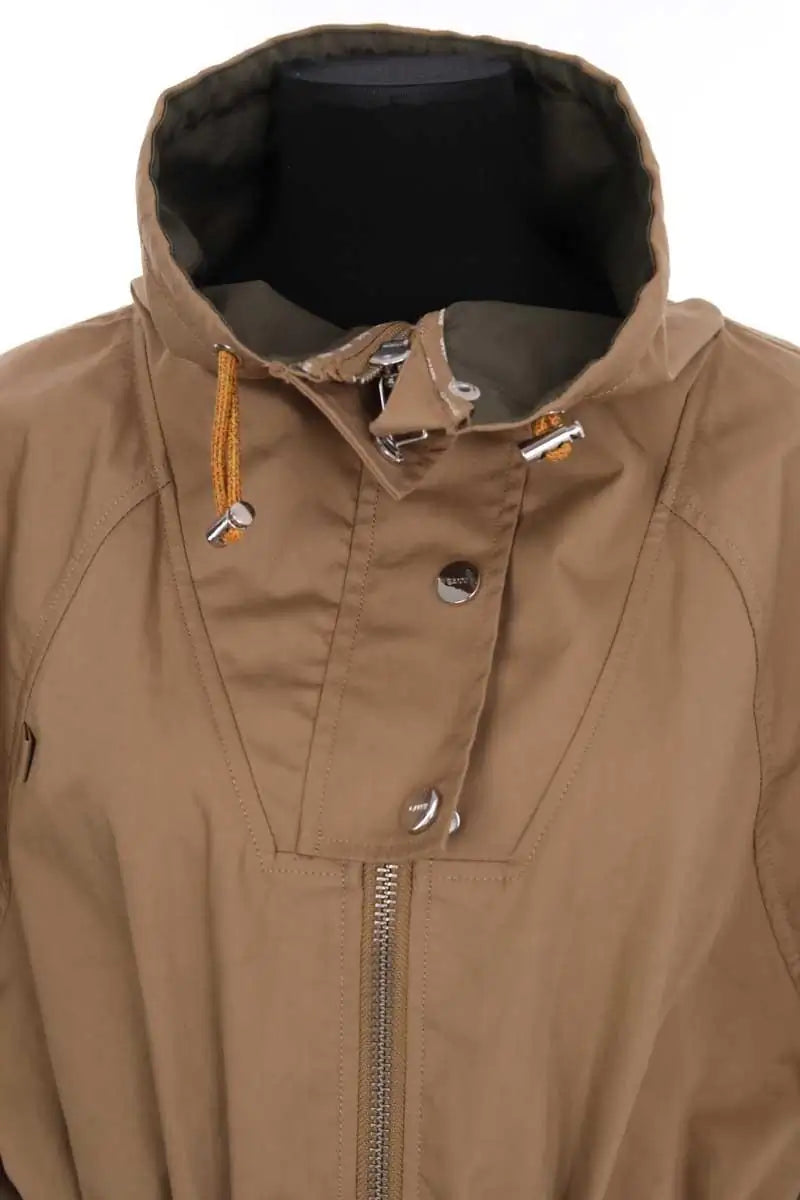 Parka Ganni Camel en Synthétique