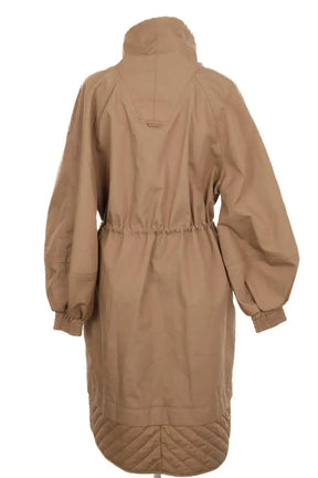Parka Ganni Camel en Synthétique