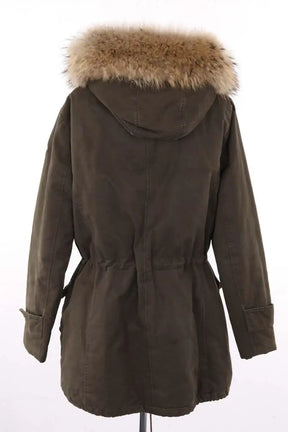 Parka Gerard Darel Kaki en Coton