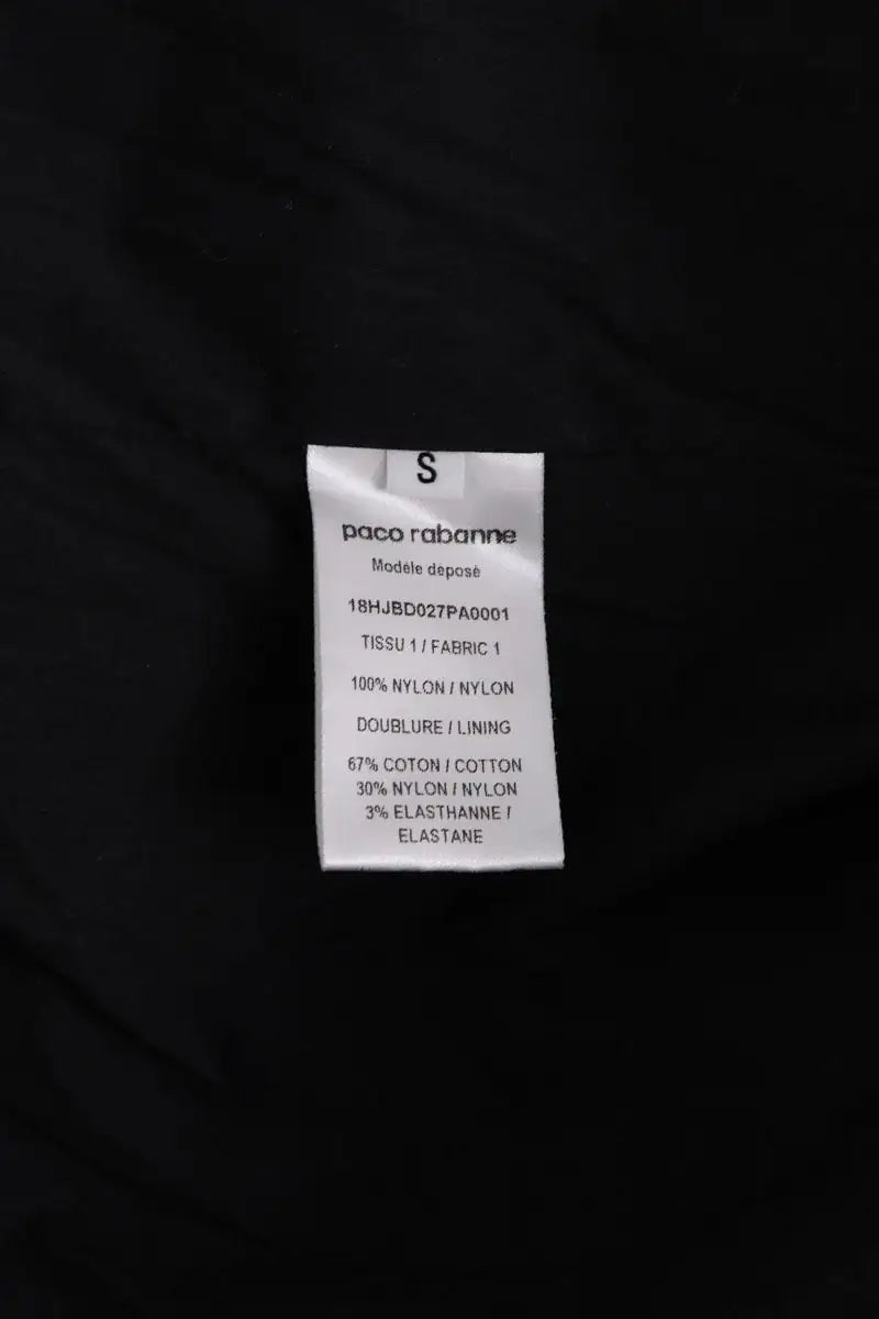 Parka Paco Rabanne Argent en Coton