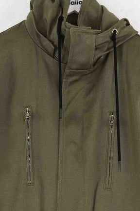 Parka Sandro Kaki en Coton
