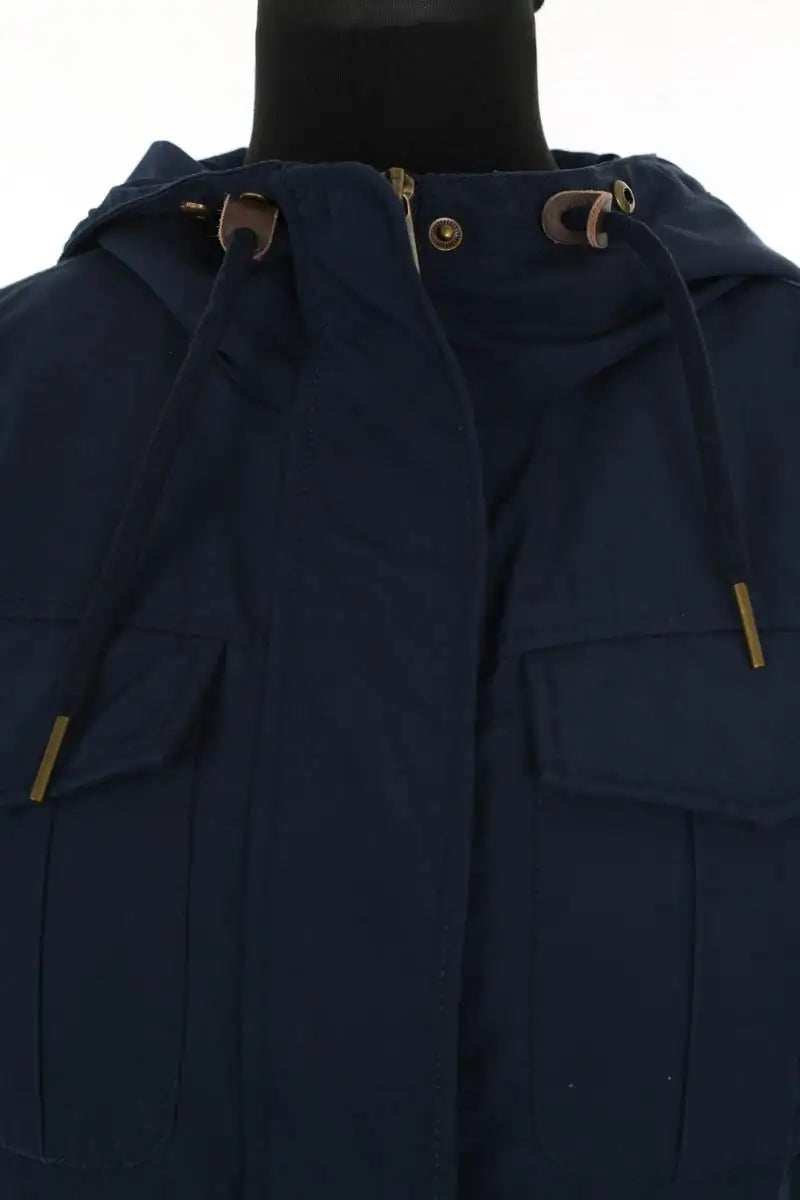 Parka Tommy Hilfiger Bleu en Synthétique