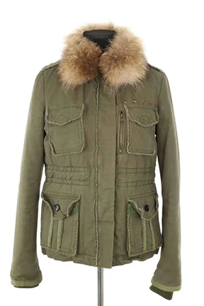 Parka Zadig & Voltaire Military jacket Kaki en Synthétique, taille L - Seconde Main