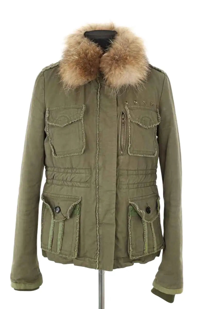 Parka Zadig & Voltaire Military jacket Kaki en Synthétique, taille L - Seconde Main