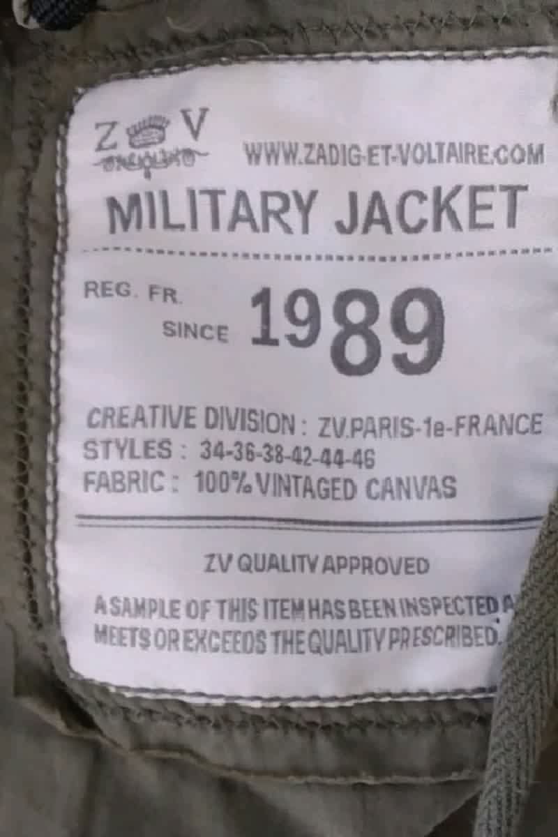Doudoune Zadig & Voltaire  Kaki