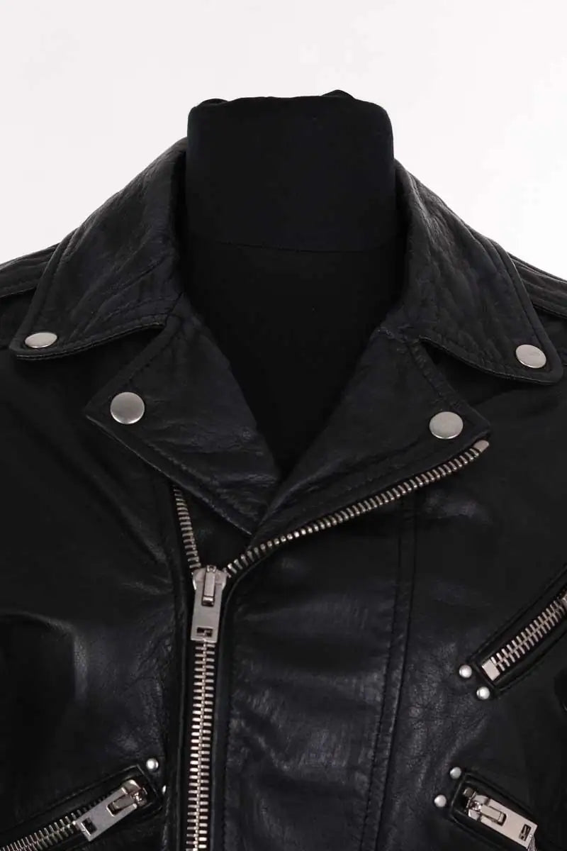 Veste The Kooples Noir en Cuir