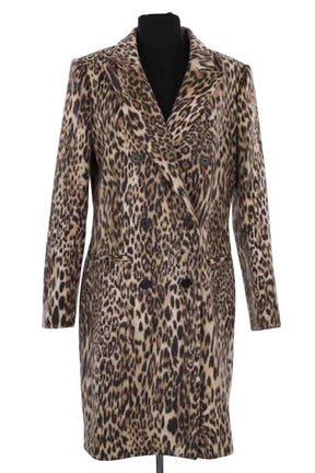 Peacoat Claudie Pierlot Beige en Laine, taille L - Seconde Main