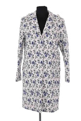 Peacoat Claudie Pierlot Blanc en Coton, taille S - Seconde Main