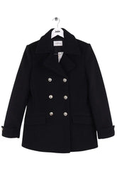 Peacoat Maison Sarah Lavoine Noir en Laine, taille XS - Seconde Main