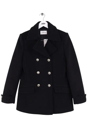 Peacoat Maison Sarah Lavoine Noir en Laine, taille XS - Seconde Main