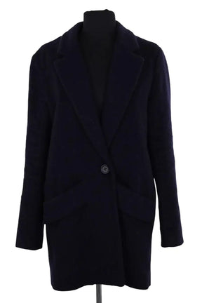 Peacoat Maje Marine en Laine, taille S - Seconde Main