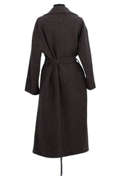 Peacoat Vanessa Bruno Marron en Laine, taille S - Seconde Main