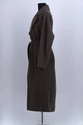 Peacoat Vanessa Bruno Marron en Laine