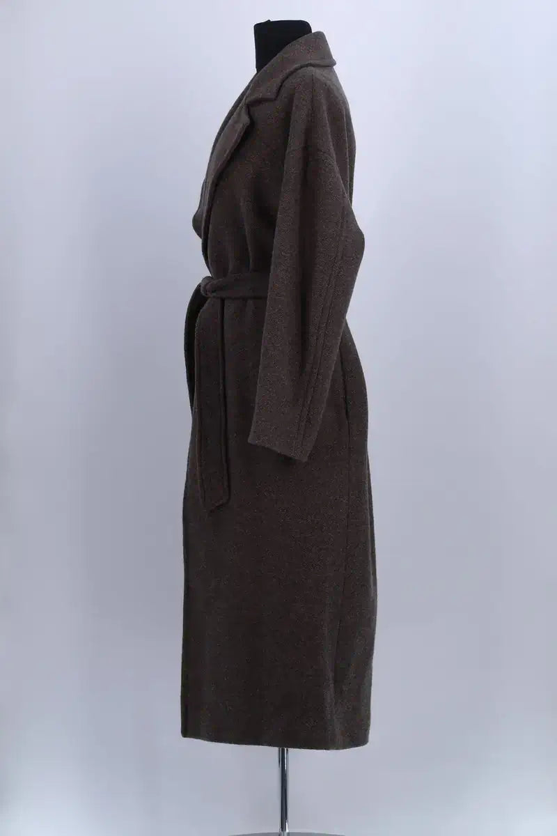 Peacoat Vanessa Bruno Marron en Laine