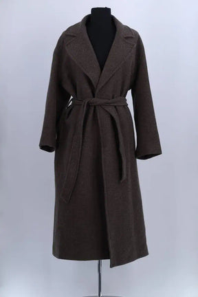 Peacoat Vanessa Bruno Marron en Laine