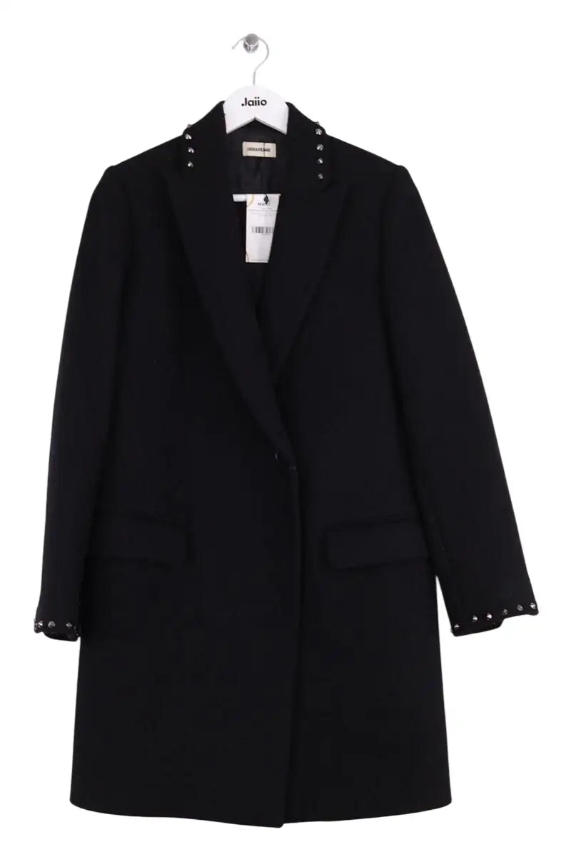 Peacoat Zadig & Voltaire Noir en Laine, taille S - Seconde Main