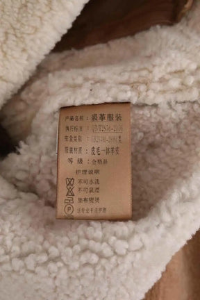 Peau lainée Acne Studios Beige en Cuir