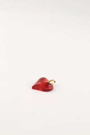 Pendentif Lalique Rouge en Verre