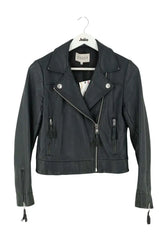 Perfecto cuir  Claudie Pierlot Noir en Cuir, taille S - Seconde Main
