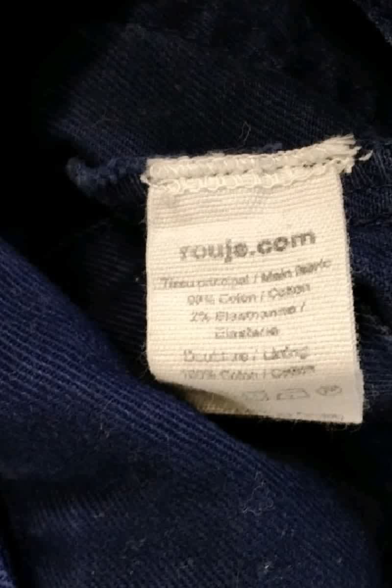 Jean large Rouje  Marine