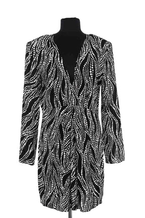 Robe The Kooples Noir en Viscose, taille L - Seconde Main
