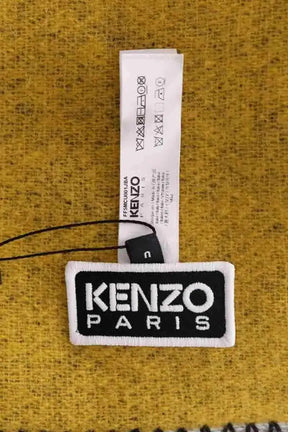 Plaid en laine Kenzo Gris en 