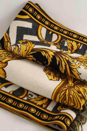 Plaid Versace La coupe des dieux Jaune en 