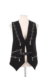 Gilet Louis Vuitton Noir en Laine, taille L - Seconde Main