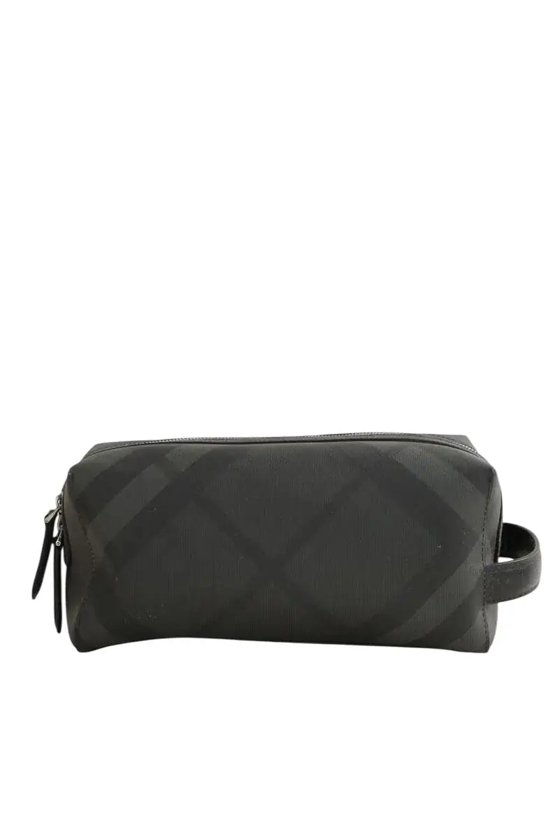 Pochette  Burberry Anthracite en Cuir - Seconde Main