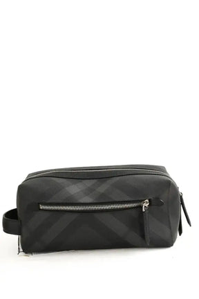 Pochette  Burberry Anthracite en Cuir
