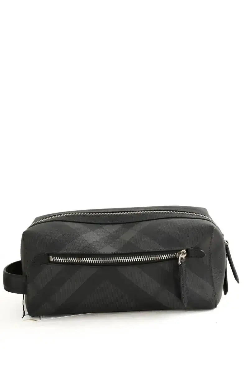 Pochette  Burberry Anthracite en Cuir
