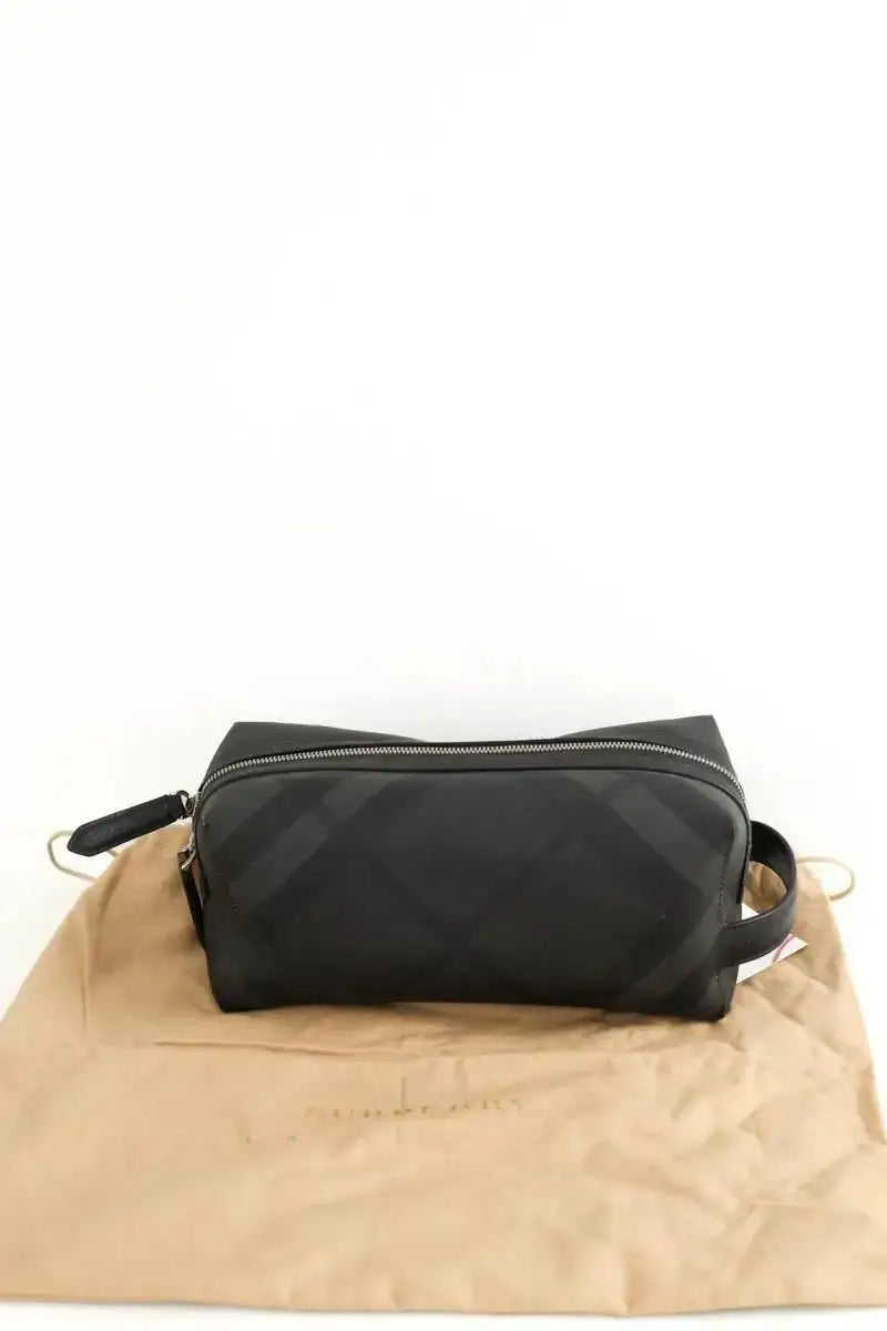 Pochette  Burberry Anthracite en Cuir