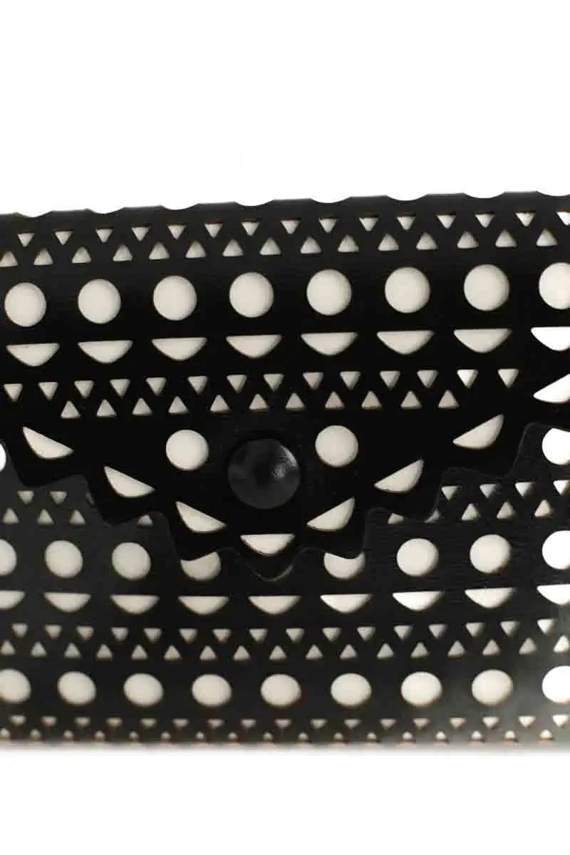 Pochette Alaïa Noir en Cuir