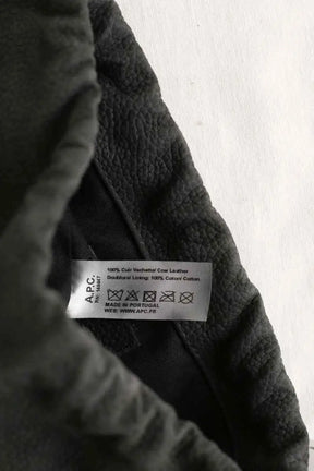 Pochette APC Gris en Cuir