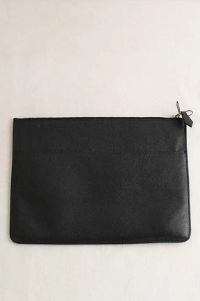 Pochette Armani Noir en Cuir