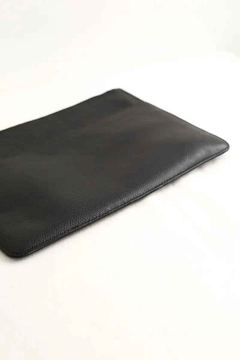 Pochette Armani Noir en Cuir
