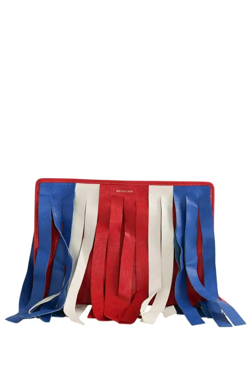 Pochette Balenciaga Rouge en Cuir - Seconde Main