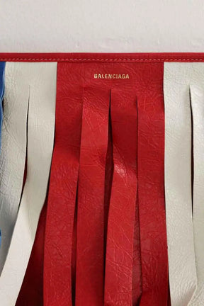 Pochette Balenciaga Rouge en Cuir