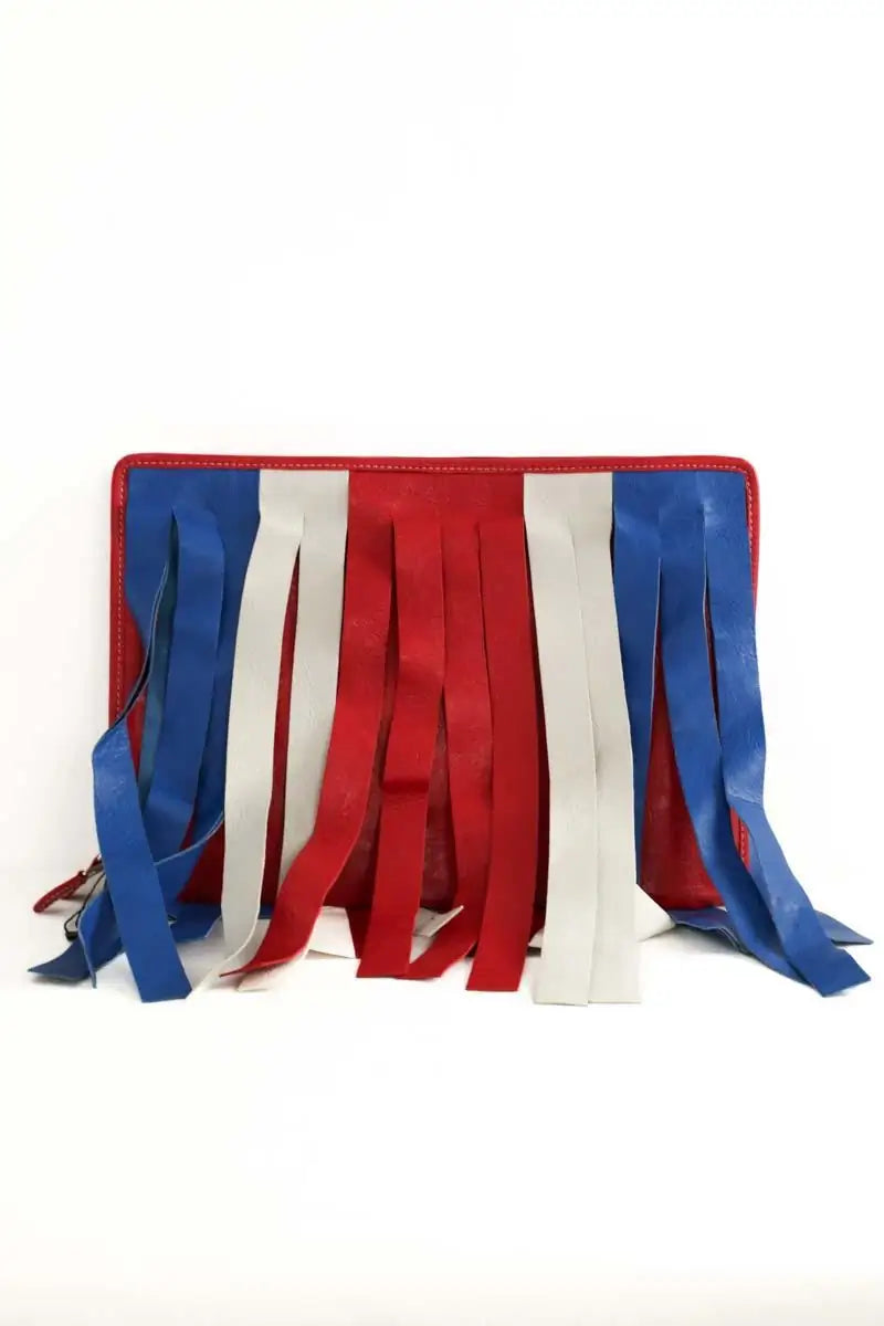 Pochette Balenciaga Rouge en Cuir