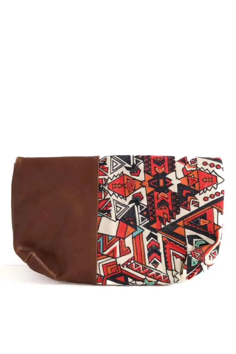 Pochette Ba&Sh Marron en Cuir