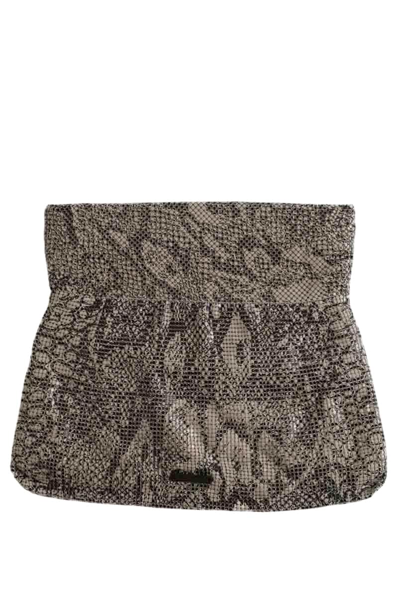 Pochette BCBG Max Azria Gris en Synthétique - Seconde Main