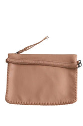 Pochette Callista Maxi pochette camel grained leather Camel en Cuir - Seconde Main