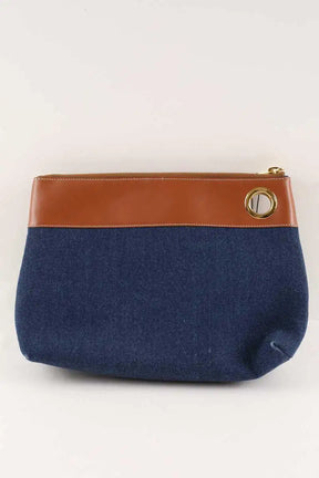 Pochette Celine Bleu en Coton