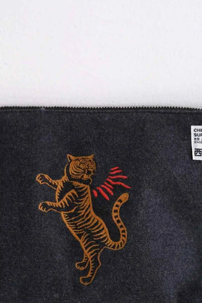 Pochette CHINOISES by Voyageuses Anthracite en Laine