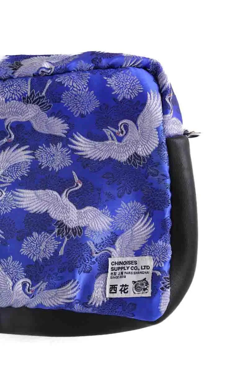 Pochette CHINOISES by Voyageuses Bleu en Synthétique