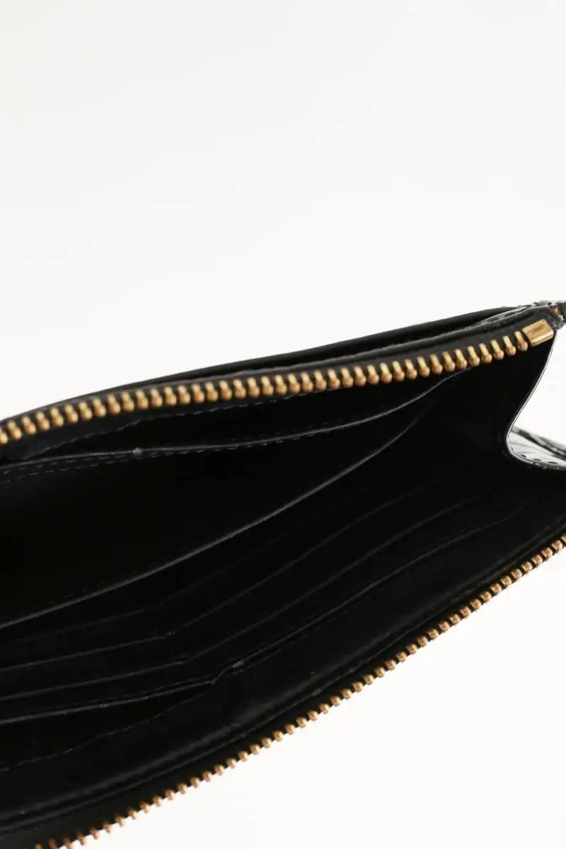 Pochette Coach Noir en Cuir verni