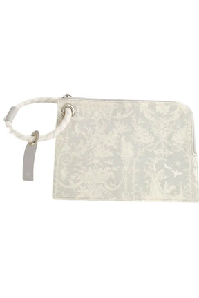 Pochette Dior Gris en Tissu - Seconde Main